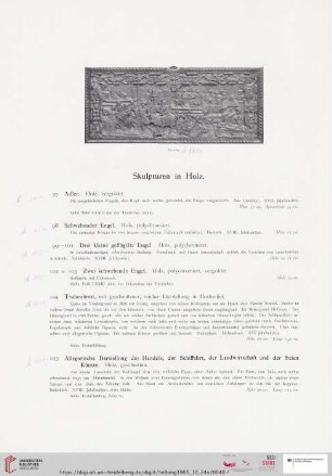 Skulpturen in Holz (Nr. 97-120)