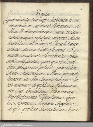 Descriptio Romae Novae et Antiquae