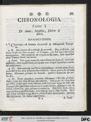 Chronologia