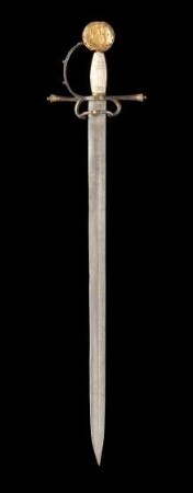 Schwert mit Medaillon am Griff, 1. Viertel 16. Jahrhundert