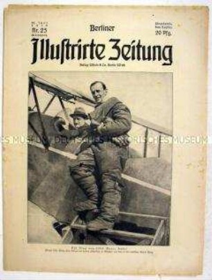 Wochenzeitschrift "Berliner Illustrirte Zeitung" u.a. zum SPD-Parteitag in Weimar und zur Beisetzung von Rosa Luxemburg in Berlin