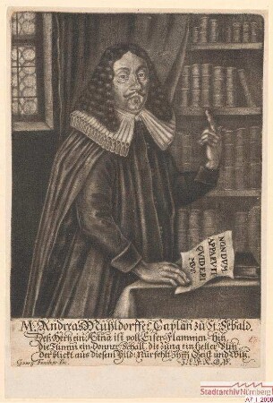 Andreas Mühldorfer, Kaplan zu St. Sebald