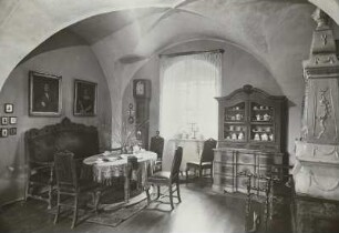 Dresdner Stube : Dresdner Stube mit bürgerlichen Möbeln der 1. Hälfte des 19. Jh., dem Gedächtnis von Hans Seiffert gewidmet