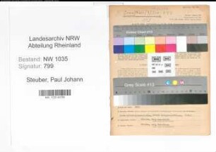 Entnazifizierung Paul Johann Steuber , geb. 20.04.1887 (Angestellter)