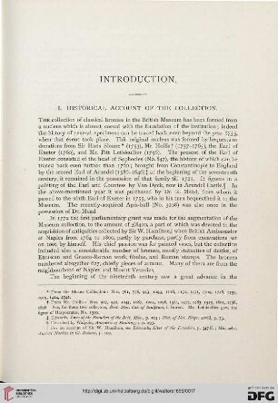 I: Historical account of the collections