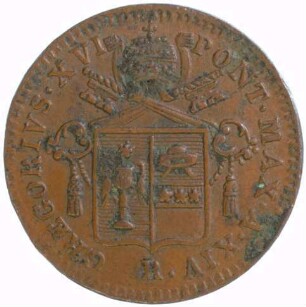 Münze, Quattrino, 1844