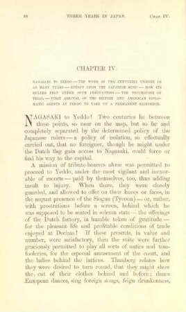 Chapter IV. Nagasaki to Yeddo - The work of two centuries undone ...