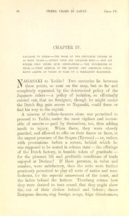 Chapter IV. Nagasaki to Yeddo - The work of two centuries undone ...