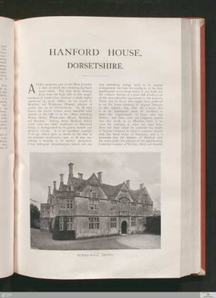 Hanford House, Dorsetshire