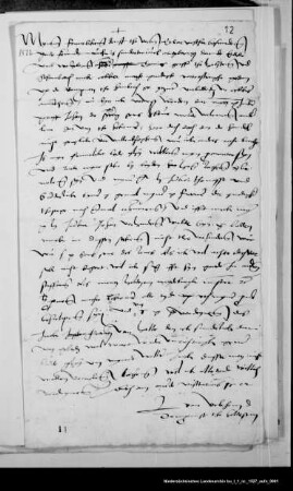 Auseinandersetzungen des L. von Veltheim, Dompropst zu Hildesheim, mit Graf Anton zu Holstein-Schaumburg