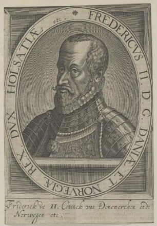 Bildnis des Friderick de II von Denmercken ende Norwegen