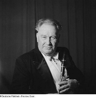Porträt Klarinettist Prof. Karl Schütte