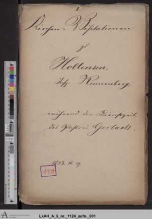 Holtensen (Ronnenberg): Visitationsakten