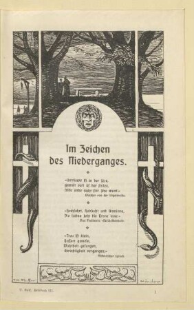 Im Zeichen des Niederganges