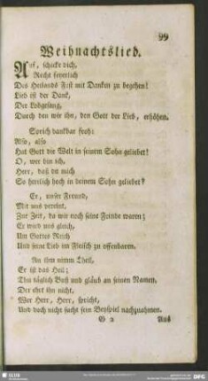 Weihnachtslied