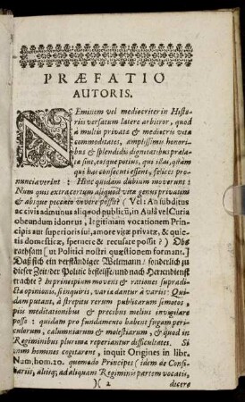 Praefatio Autoris