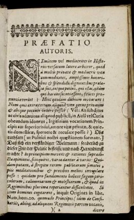 Praefatio Autoris
