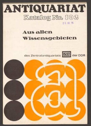 Nr. 102: Aus allen Wissensgebieten