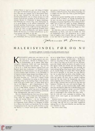 1: Malerisvindel før og nu