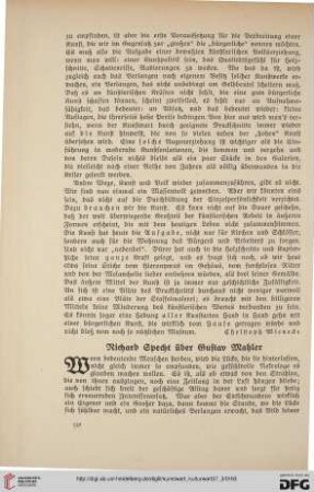 27: Richard Specht über Gustav Mahler