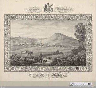 Ansicht der Burg Brauneck auf der Morgenseite : den 30. July 1819