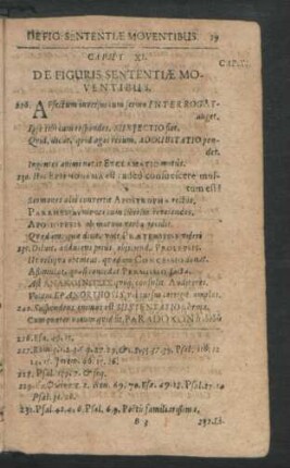Caput XI. De Figuris Sententiae Moventibus.