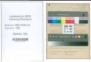 Entnazifizierung Otto Denkert , geb. 13.10.1890 (Angestellter)