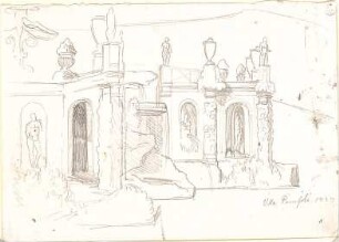 Neureuther, Gottfried von; Rom (Italien); Villa Doria Pamfili - Perspektive