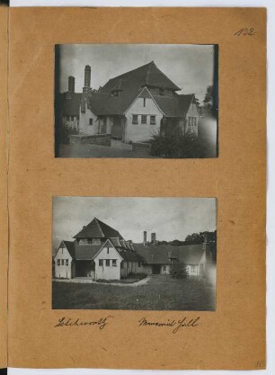 Memorial Hall, Letchworth: Ansichten (aus: Skizzen- und Fotoalbum 26)