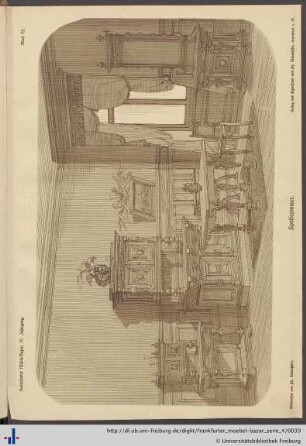 Blatt 72. Speisezimmer.