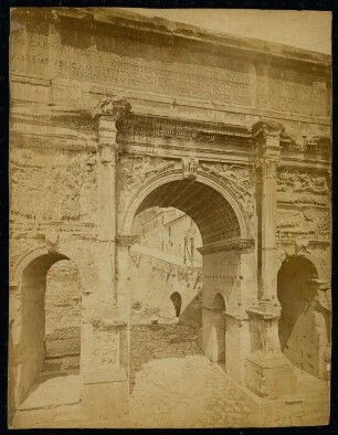 Forum Romanum, Rom: Septimus-Severus-Bogen, Detail