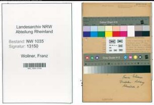 Entnazifizierung Franz Wollner , geb. 09.04.1893 (Steiger)