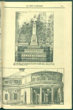 [Vista del] Norte del Perú - Piura - Monumento Grau. : [...] (foto. del Dr. Lung, médico de la "Mohican" U. S. S.)