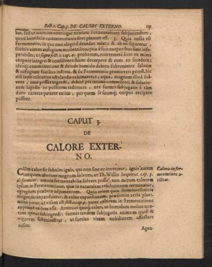 Caput 3. De Calore Externo.