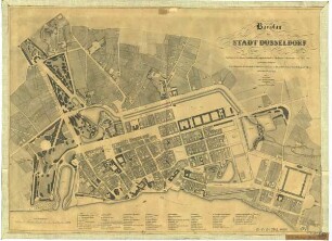 Bauplan der Stadt Düsseldorf