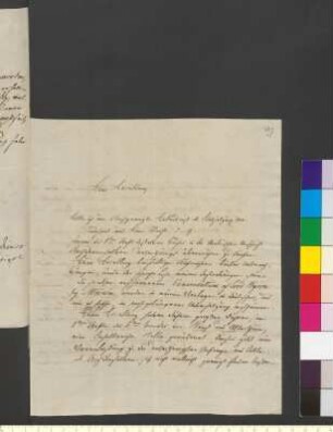 Brief von Max, Joseph an Goethe, Johann Wolfgang von