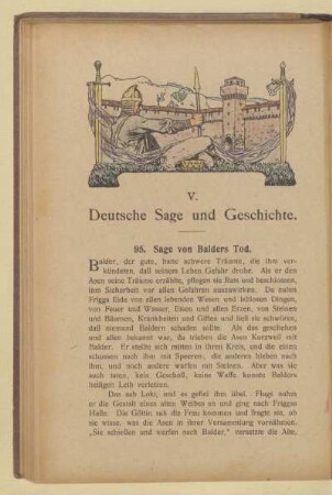V. Deutsche Sage und Geschichte
