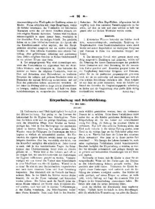 Körperhaltung und Schriftrichtung : (Schluss)