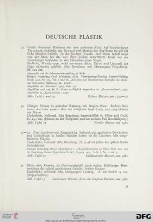 Deutsche Plastik (Nr. 31-63)