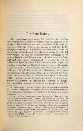 Die Abfassungszeit der Schriften Tertullians