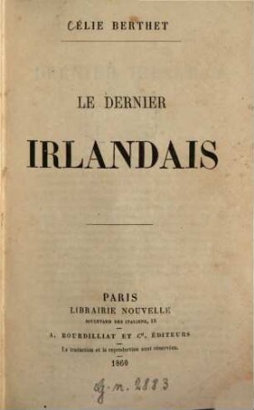 Le dernier Irlandais