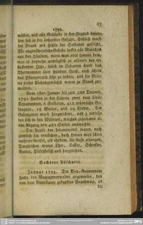 Sechster Abschnitt. Jannuar 1793