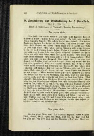 Zergliederung und Worterklärung der 5 Hauptstücke