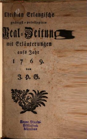 Real-Zeitung. 1769