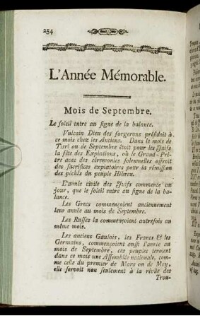 Mois de Septembre.