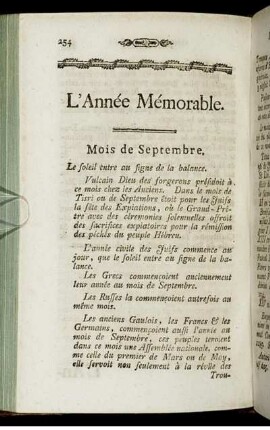 Mois de Septembre.