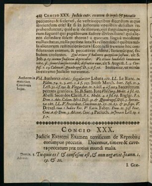 468-486, Concio XXX.