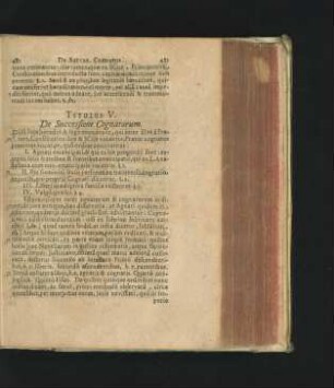 Titulus V. De Successione Cognatorum.