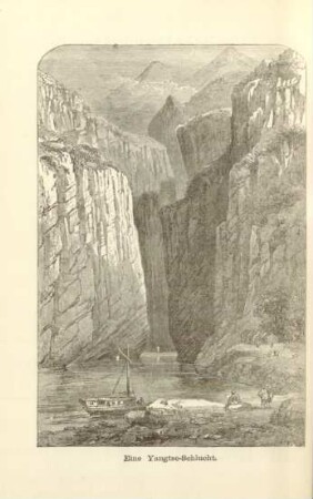 Eine Yangtse-Schlucht