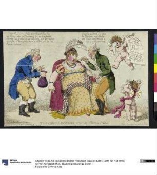 Theatrical doctors recovering Claras's notes